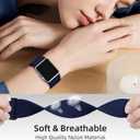 DaQin 3 Pack Stretchy Solo Loop Compatible with Apple Watch Bands for Men 42mm 41mm 40mm 38mm, Soft Nylon Braided Elastic Strap for iWatch Band Series 11 10 9 8 7 6 5 4 3 SE Ultra 3 Ultra 2 Ultra