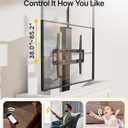 monTEK Motorized TV Lift for 43-88 inch TVs, Ceiling&Vertical TV Lift Mechanism with RF Remote, Smart Phone & Voice Control via WiFi, Up to 132lbs, 4X Load Tested, Max VESA 600 * 400