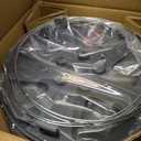 Custom Accessories 4-Pack 15" SGT-5 Wheel Covers, Replacement Hubcaps for Cars, Trucks, SUVs  Silver/Chrome