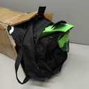 Soccer Goal Target Net - 24ft x 8ft Scoring Training Equipment - Improve Kick Practice Shooting Targets, Portable Football Target Sheet with Carry Bag, Ground Stakes, Bungee Cord Included