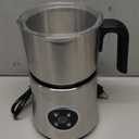 Milk Frother and Steamer, Large Capacity Detachable Electric Milk Frother, Automatic Warm and Cold Foam Maker, Hot Chocolate Maker, BPA Free (Stainless Steel)