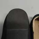 Amazon Essentials Women's Knit Ballet Flat (9 Wide, Black)