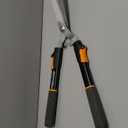 Fiskars Power-Lever Hedge Shears - 25"-33" Extendable Handle - Plant Cutting Scissors - Yard and Garden Tools - Orange/Black (1-Pack)