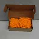 uxcell 25 Yards Pom Trim Ribbon, 0.5" Wide Orange Pom Ball Fringe Trim Sewing Fringe Fabric Trim Ribbon for DIY Crafts Curtain Clothes Pillow Home Decoration