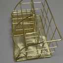 KAAKOW Gold Desk Organizers and Accessories Office Supplies Set Stapler, Pen Holder, Phone Holder, Scissors, Pen, Ruler, 30 Paper Clips, 22 Binder Clip, 20 Tacks and 1000pcs Staples (Gold), Missing Part