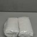 Bassinet Mattress Pad Cover 30" x 18" Fit for Halo BassiNest Swivel/Flex/Glide/Premiere & Luxe Series Sleeper, Waterproof Bassinet Mattress Protector Quilted Bassinet Sheets 2 Pack (White)