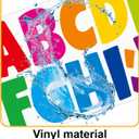 Bemeol Letter Stickers 432 Pieces 36 Sheets Bulletin Board Letters 3 Inch Classroom Alphabet Poster Board Letter for Bulletin Board Display School Decor(Colorful)