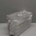 Loobuu 2 Pack Plastic Food Storage Produce Containers for Fridge, Stackable Lettuce Keeper for Refrigerator with Removable Drain Tray Keep Fresh for Vegetables/Fruit/Berry/Salad - 10'' x 5.3'' x 5.2'' (Clear)