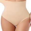 YADIFEN Tummy Control Shapewear High Waisted Underwear Women L