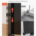 VEVOR Retractable Baby Gate, 34 inch Tall, Extends up to 110 inch Wide, Retractable Gate for Kids or Pets, Mesh Material, Easy to Install for Indoor Stairs, Doorways, Hallways, Playrooms, Black