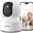 Indoor Camera - 2K Pet Camera, 5G/2.4GHz WiFi Cam for Baby Monitor with Phone App, 360 Pan & Tilt, 2-Way Audio, Color Night Vision, New for 2025 with 12s Free Cloud Storage