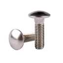 1/2-13 x 1-1/2" Carriage Bolts Screws, 18-8 Stainless Steel 304, Round Head, Square Neck, UNC Fully Machine Coarse Threaded,5Pcs