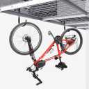 Add-On Storage Hook Accessory for Ceiling Rack and Wall Shelving, Rail Hook, 6 Pack