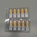 G9 LED Light Bulb Dimmable 4W (40W T4 Halogen Equivalent) Warm White 2700K 450 Lumens, G9 Standard Ceramic Bi-Pin Base LED Bulbs for Bedroom Living Room Chandelier Light Bulbs-10 Pack