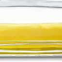 7 Inches Glass Butter Dish with Lid for Countertop - Crystal Glass Butter Keeper Elegant Clear Butter Holder Tray for 1 Stick East Coast,Dishwasher Safe (7.3*2.9*2.2inch)