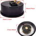 Carburetor Electric Choke Thermostat Cap Kit Replacement for 1400 1403 1406 1409 1901 1903 1906 1801 1806 Series 4 Barrel Carb