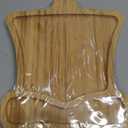 Christmas Serving Tray, Bell Shape Charcuterie Board, Bamboo Serving Platter Dish for Holiday Party Food Tray for Cheese Snack Fruit 10 x 8.7 x 0.6 Inches