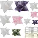 Cayway Resin Silicone Molds, Hexagram Resin Molds, 3D Star Shape Silicone Molds for Candle Molds for Home Decoration, Candle Soap Molds