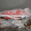 Faux Fur King Size Sheets Set, Luxury Soft Fleece Bed Sheets, Fluffy Plush Velvet Sheets Fuzzy Bedding Sheets for Fall and Winter, Cozy Warm, No Shedding, 4PC (01# Christmas)