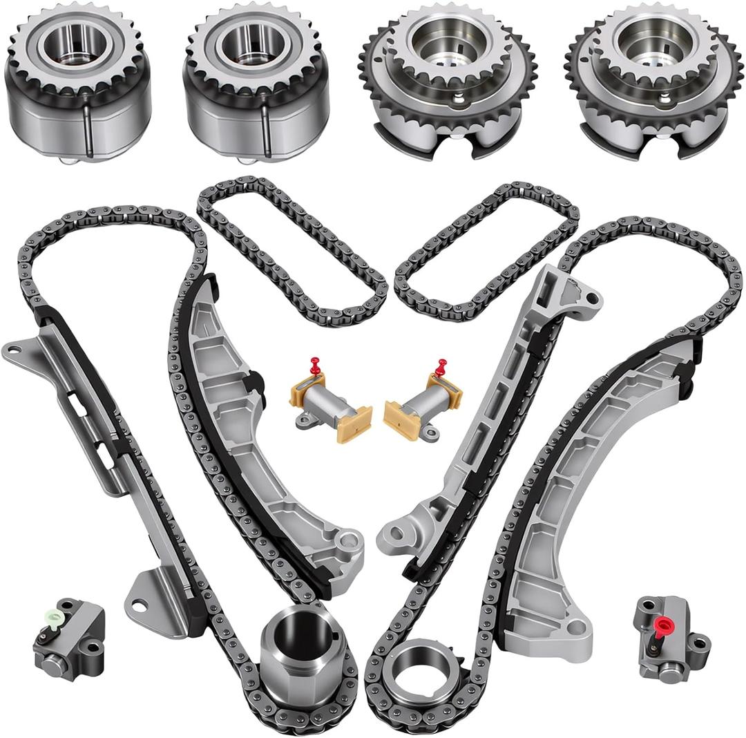 Timing Chain Kit 5.7L for Toyota Tundra Sequoia Lexus LX570 2009-2020 Land Cruiser 08/2008-2020 Replace OE 9-0922S, 135060S010, 135070P010, 1305038010, 1308038020