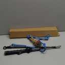 Flirt Pole for Dogs Pet Teaser Wand Outdoor Interactive Pet Dog Flirt Pole Training Exercise Rope Toy for Small Medium Large Dogs Cats (Blue & Black)