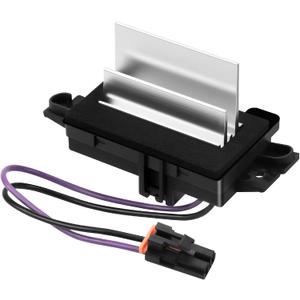 HVAC Blower Motor Resistor Control Module Fit for 2003 2004 2005 2006 Chevy Silverado 1500 2500 Tahoe Trailblazer Avalanche Suburban GMC Sierra Yukon Envoy Cadillac Escalade 15-80567, 89018778, 4P1516