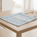 Miss Adola Aesthetic Canvas Tote Bag with Pattern for Women Trendy Casual Music Inspired Cloth Totes Bag for Shopping, Grocery, Gym, Blue Fly Bird