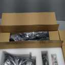 24 Inch Flush Mount Ceiling Fans with Lights, High Airflow Remote/APP Control, 3CCT Dimmable LED Light, Recessed Ceiling Fan for Kitchen, Bedroom, Patio (Black)