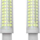 Lxcom Lighting G9 LED Corn Bulb 2 Pack 15W 120W Equivalent 136 LEDs Daylight White 6000K G9 Bi-Pin Base 1500LM for Home Lighting
