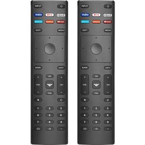 2 Pack Replacement Remote for Vizio TV, Compatible with All VIZIO Smart TVs