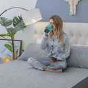 OMERAI Queen Sheet Set, 3 Piece Bed Sheets for Hot Sleeper, Breathable & Cooling, Includes 1 Fitted Sheet and 2 Pillowcases, Grey (Gray)