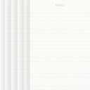 Elegant Desk Notepads for Professionals, Executive's Memo Pads, Minimalist, Gold Foiled, Lined, 5 Pack, 375 Sheets Total (75 Each), 6.3" x 3.9, 80 GSM, Eco-friendly, FSC Certified