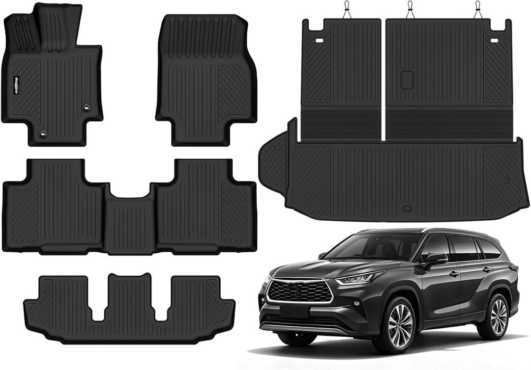 Floor Mats for 2020-2026 Toyota Highlander Accessories