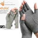 IMAK Compression Arthritis Gloves - Fingerless, Support for Joint Pain & Circulation, Unisex, Compression Gloves Size: Medium