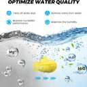 puxyblue 18-Pack Humidifier Tank Cleaner Yellow Small Submarine Fit for Most Humidifiers and Fish Tanks, Purifies Water, Prevents Hard Water Build Up, Eliminates White Dust and Odours