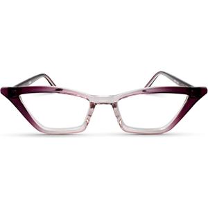 2SeeLife Premium Cat Eye Reading Glasses for Women Narrow-Medium Fit, Sturdy Frame, Spring Hinges, Stylish Funky Readers, Purple, +2.25