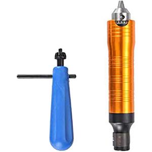 Eyourlife Universal 6.5mm Hanging Grinding Chuck Flex Shaft Key Drill Chuck Handle Handpiece Accessory for Rotary Tool Hanging Grinder Carver
