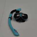 Snorkeling Gear for Adults Youth, Nearsighted Anti-Fog Diving Mask & Silicone Dry Snorkel for Scuba Diving Spearfishing Freediving, -5.0, Green