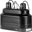 Simple Deluxe Dual Reptile Light Fixture 160W, Reflector Dome Heat/UVB Lamp Cap, for Small Animal Terrarium and Tortoise Habitat