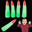 3 x Chochkees Glow-In-The-Dark Martian Spooky Fingers, 3" Inches long, Ideal for Halloween, Haunted Houses