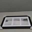 Americanflat 4x6 Collage Picture Frame with Shatter-Resistant Glass - Fits Three 4x6 Photos or Use as One 8x16 Picture Frame - Signature Collection - Collage Frames for Tabletop and Wall - Black