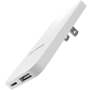 Type C Flat Wall Charger, Galvanox Ultra Slim (Multi-Port Power Adapter) for iPhone 13/14/15/16/17 iPhone 18 Pro/Max and Samsung Galaxy Models, 20W Fast Charging Outlet Plug (Dual USB-C USB-A)