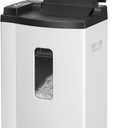 150 Sheet Auto-Feed Micro Cut Paper Shredder for Home Office Use, P-5 Super High Security (5/64 x 19/32 inches), Large 6-Gallon Bin, 20-Min Continuous Run, 55dB Ultra-Quiet, White