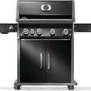 Napoleon Rogue PRO 525 Propane Gas Grill with Infrared Side Burner, Black, Durable 5-Burner BBQ