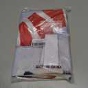 Christmas Tree Snowman French Door Curtains for Windows,White Gold Snowflake Front Door Window Curtains for Glass,Privacy Tie Up Blinds Thermal Insulated Shades26 x 70 inch