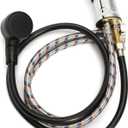 Salon Shampoo Bowl Faucet Replacement, Professional Shampoo Bowl Hot and Cold Shampoo Hose for Sink Faucet, Spa Shampoo Sink Hose Suitable for Home, Hotel, Salon