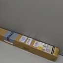 UNISHADES no Drill Cordless Roman Shades for Windows, 24" W 64" H - Light Filtering - Linen - White