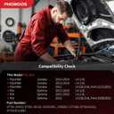 PHOBOOS A/C Compressor with Clutch Compatible with Hyundai Sonata 2012-2014 & Kia Optima 2012-2018, L4 2.0L/2.4L. Fast Cooling, Low Noise, Easy Installation, Ref. CO29159C, 178328