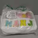 Mini Mahjong Set,American Mahjong Game Set,Complete Mahjong Tile Set with 166 White Tiles (1.2’’),4 Tile rulers,4 dice,1 Bag,100 Chips,5 Instruction Manuals,Mahjong Game Gift for Enthusiasts