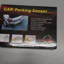 Car Reverse Backup Sensor  Universal Parking Sensors for Car with 4 Rear Sensors, LED Distance Display & Beep Alert  Backup Sensor Kit for Cars, SUVs, Trucks (Black)